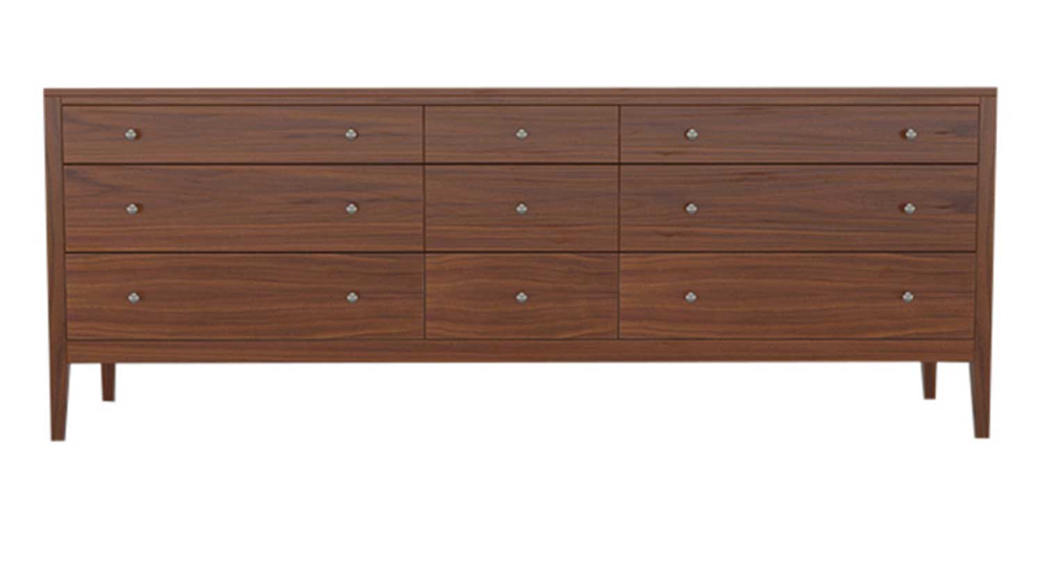 Circle Furniture - Franklin Nine Drawer Dresser | Hardwood Furniture Boston