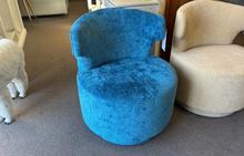 Crofton Swivel Chair in Smooch Ocean