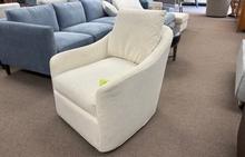 Barrie Swivel Chair in Watson Natural by CR Laine