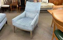 Thayer Chair in Bespeckled Blue