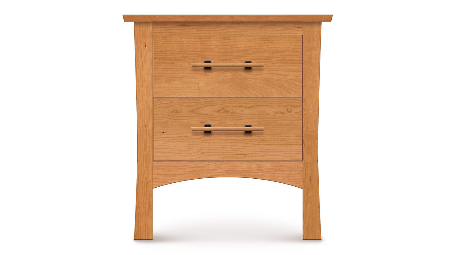 Circle Furniture Monterey Two Drawer Nightstand In Saddle Cherry