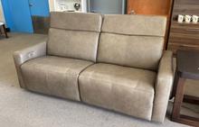 Patty Power Reclining Loveseat in Neutral