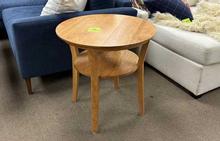 Elena Round End Table in Natural Cherry by Gat Creek