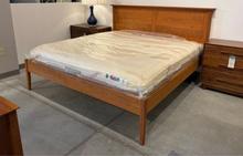 Canterbury Panel King Bed by Maple Corner in Natural Cherry